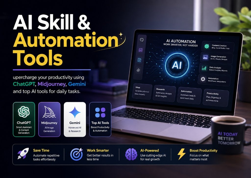 AI Skill & Automation Tools Course Banner
